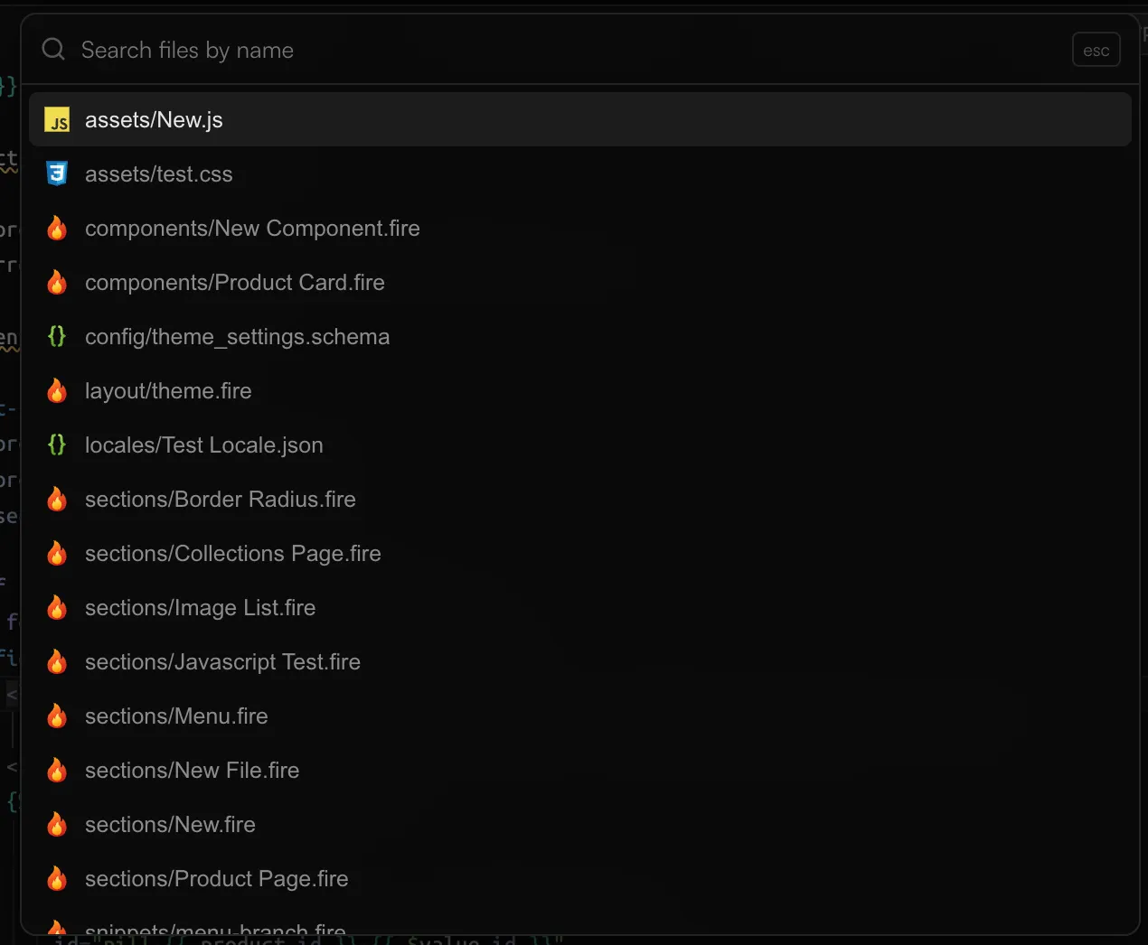 File search